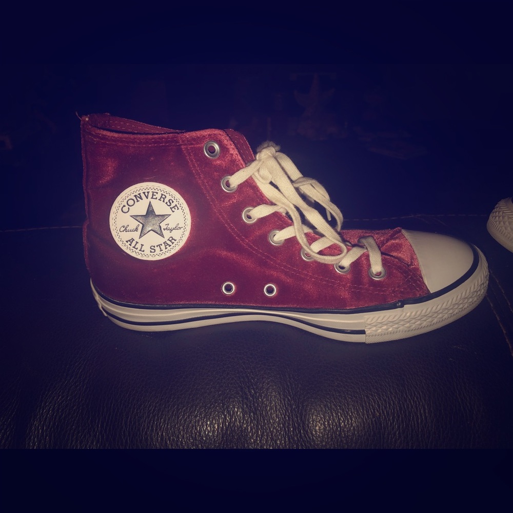 New chucks, Velvet, worn once!